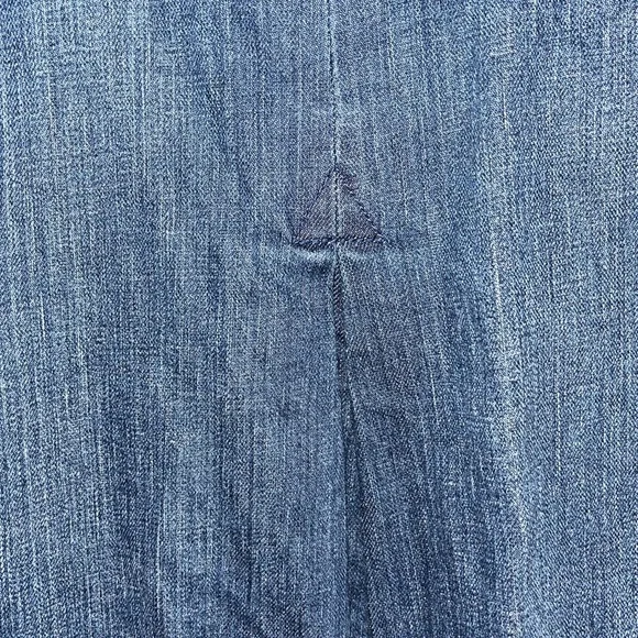 Talbots front slit size 6 denim skirt - Picture 5 of 11